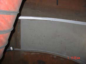 有点蚀的容器外壳